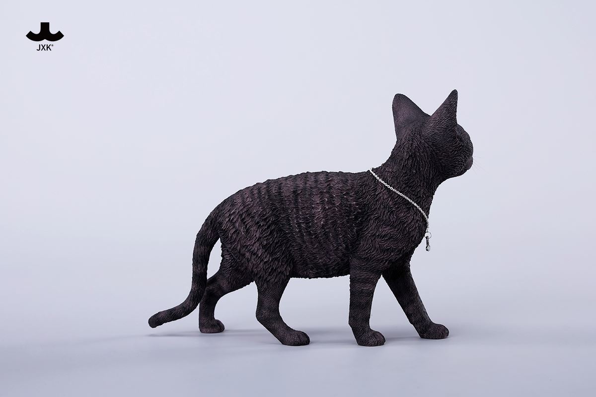 Devon Rex Cat Figurine V3 1/3