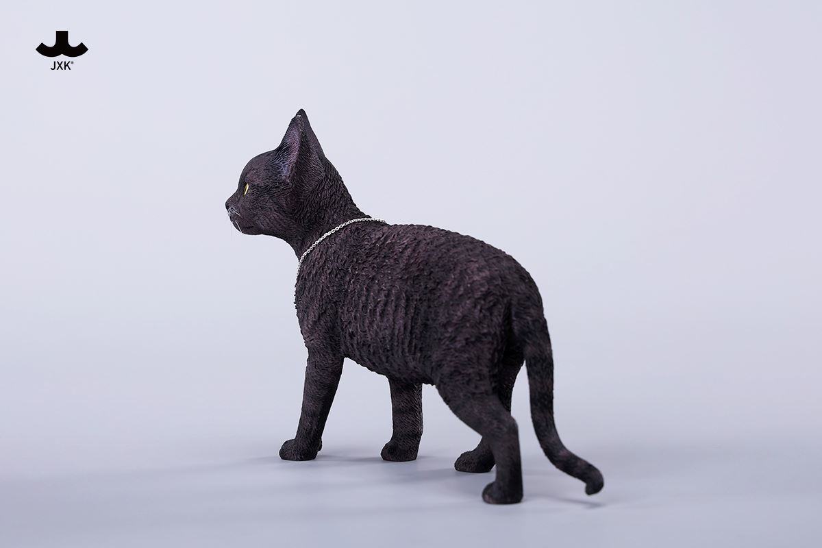 Devon Rex Cat Figurine V3 1/3
