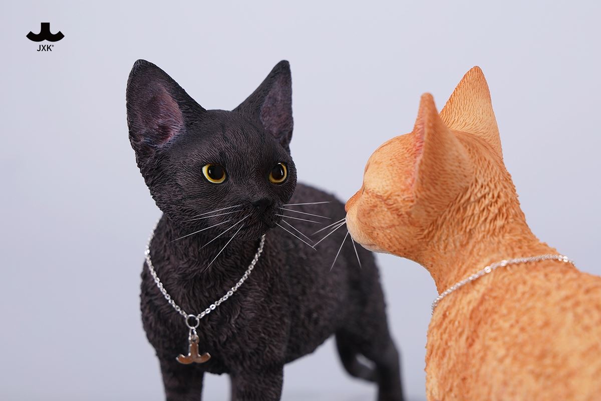 Devon Rex Cat Figurine V3 1/3