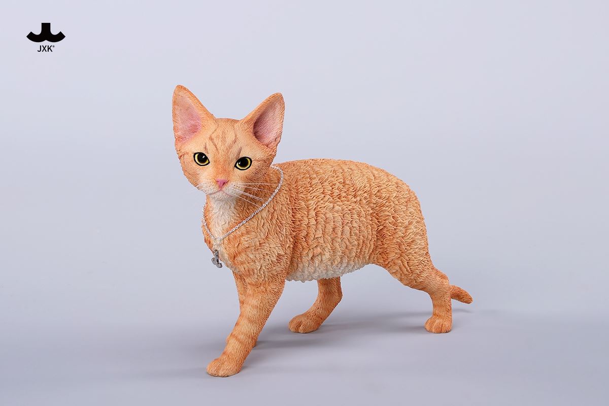 Devon Rex Cat Figurine V3 1/3