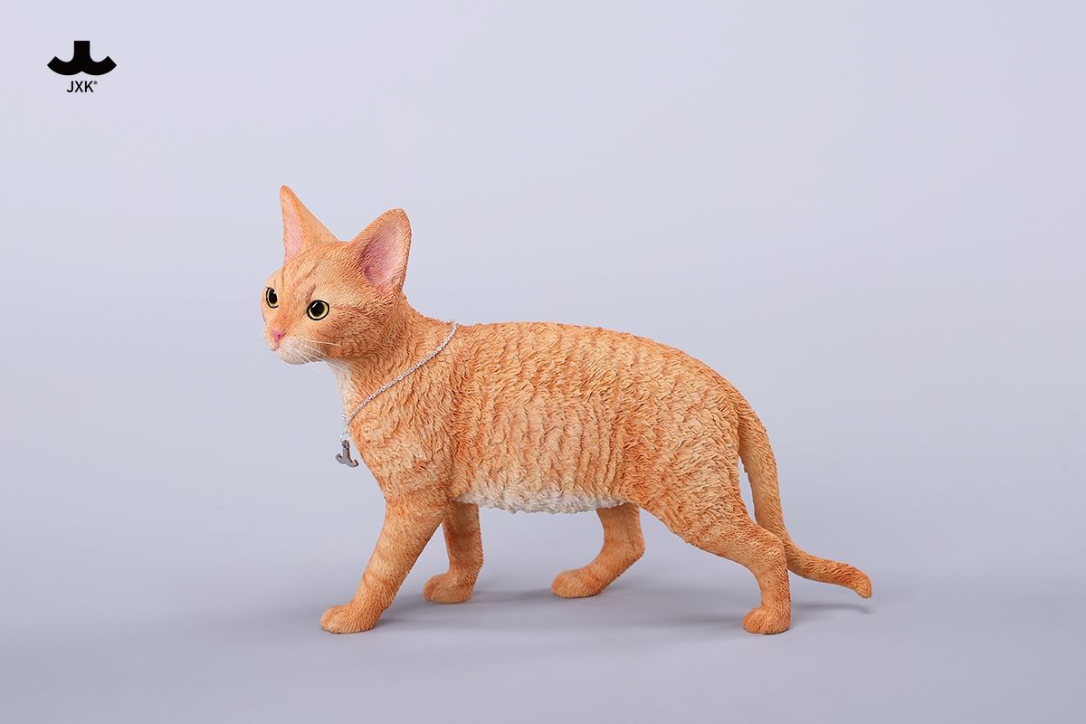 Devon Rex Cat Figurine V3 1/3
