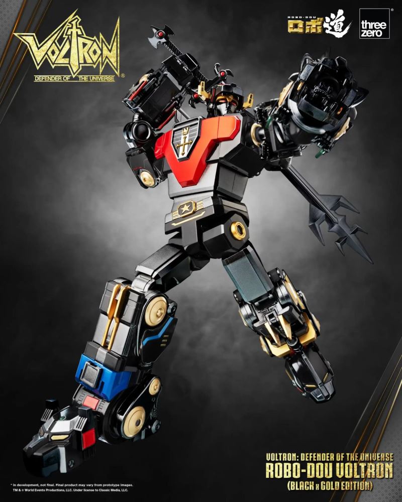 Voltron Robot Road Voltron (Black x Gold Edition)