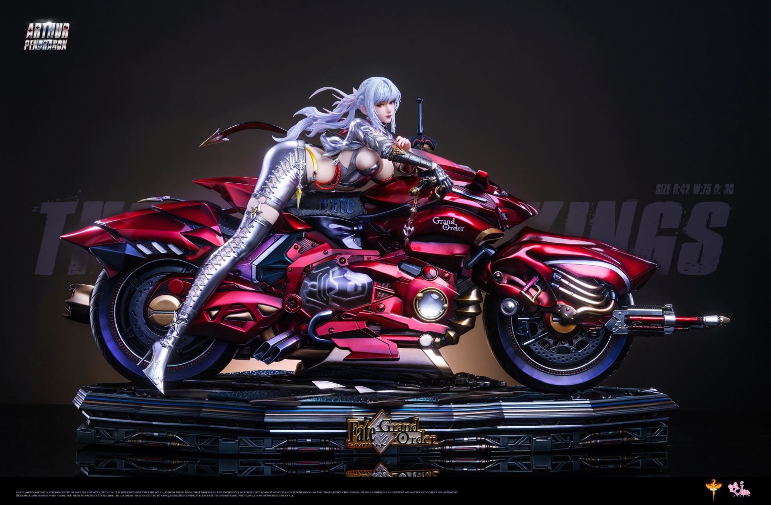 Saber Alter Artria Pendragon Motorcycle [Red Mode] - Fate/Grand Order