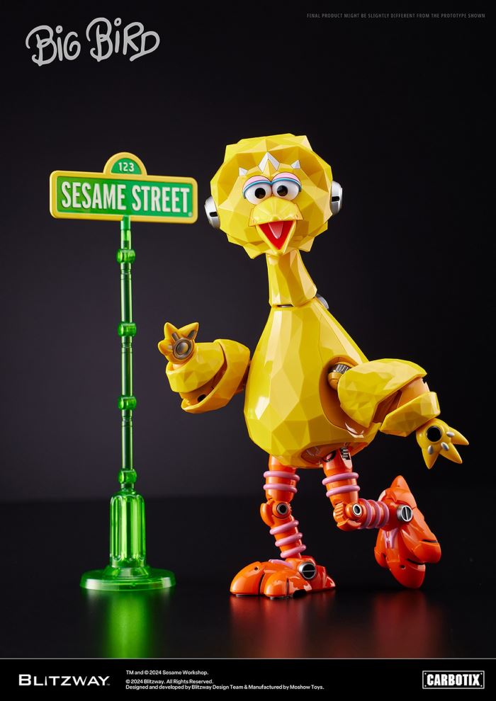 Carbotix Sesame Street Aciton Figure Elmo Big Bird Cookie Monster