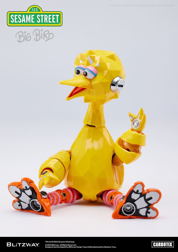 Carbotix Sesame Street Aciton Figure Elmo Big Bird Cookie Monster