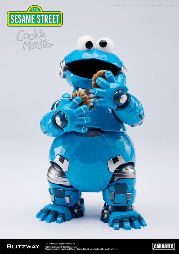 Carbotix Sesame Street Aciton Figure Elmo Big Bird Cookie Monster
