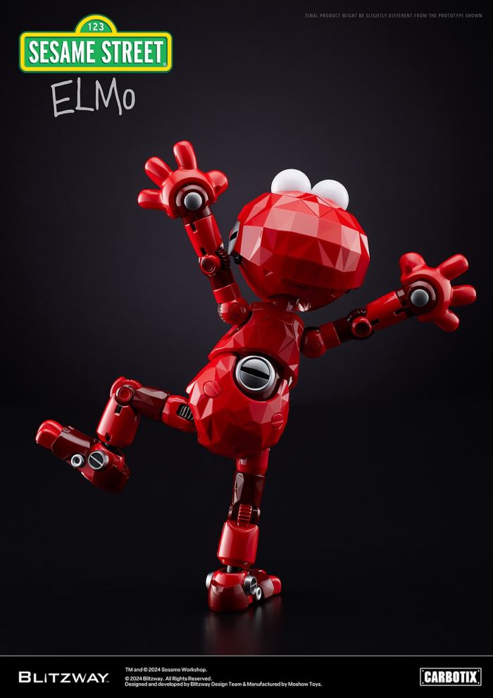 Carbotix Sesame Street Aciton Figure Elmo Big Bird Cookie Monster