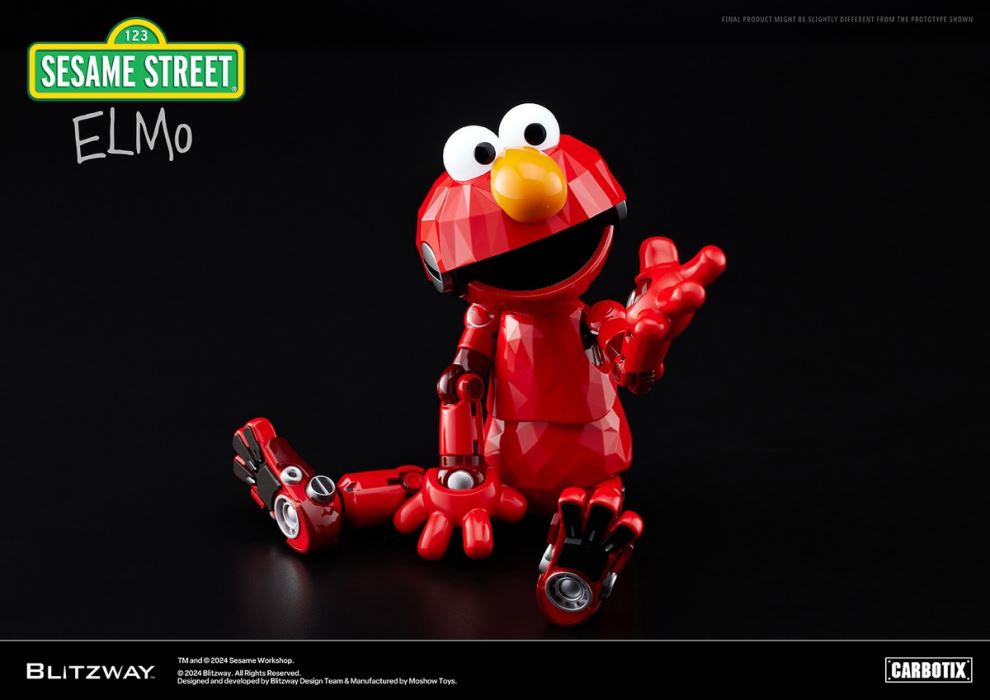 Carbotix Sesame Street Aciton Figure Elmo Big Bird Cookie Monster