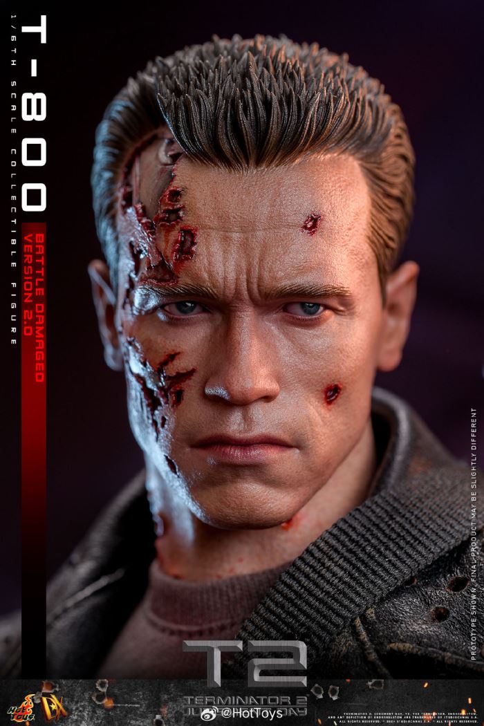 Terminator 2: Judgment Day T-800 (Battle Damaged Version) (2.0) 1:6