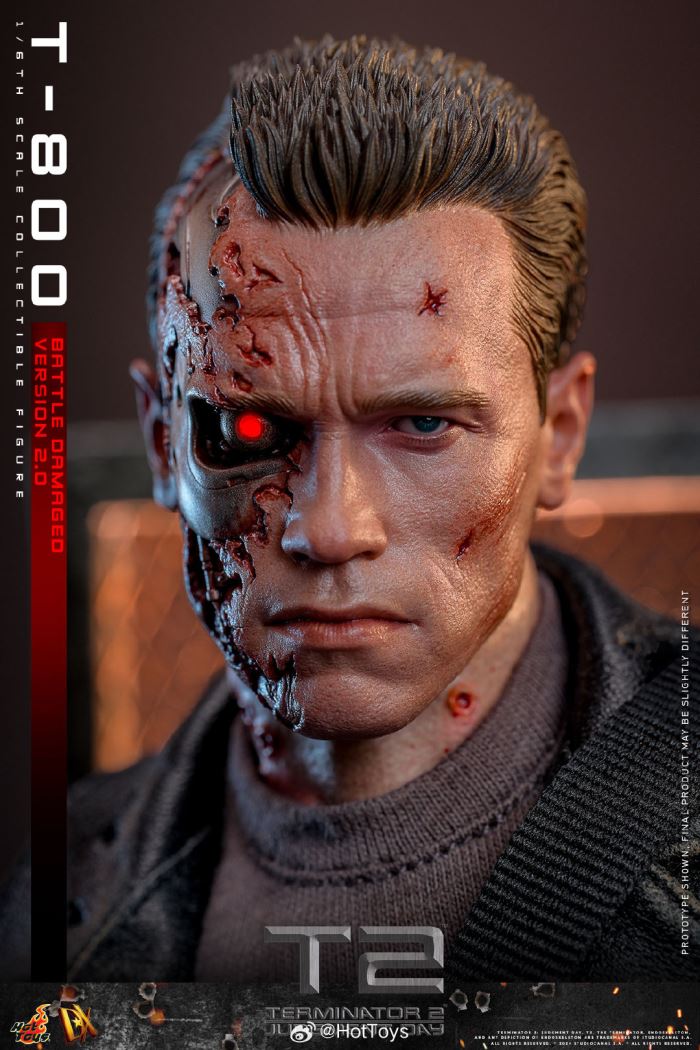 Terminator 2: Judgment Day T-800 (Battle Damaged Version) (2.0) 1:6