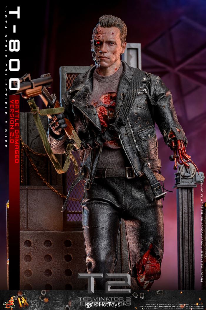 Terminator 2: Judgment Day T-800 (Battle Damaged Version) (2.0) 1:6
