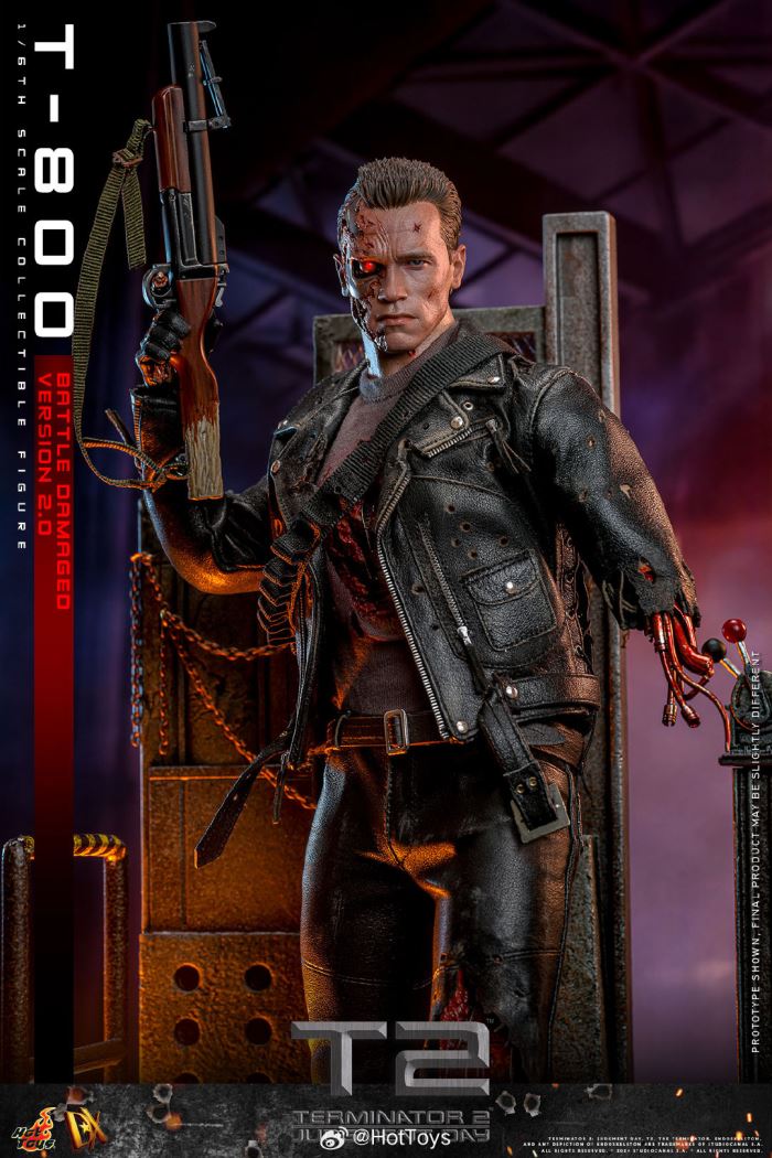 Terminator 2: Judgment Day T-800 (Battle Damaged Version) (2.0) 1:6