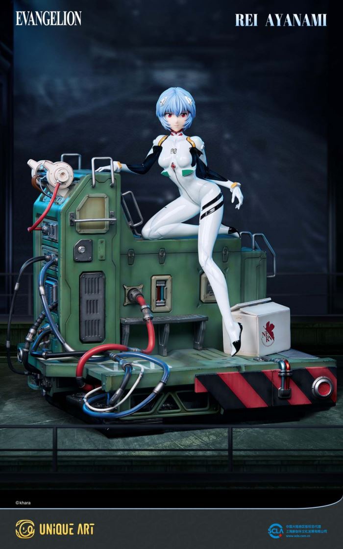 Rebuild of Evangelion Rei Ayanami (Test Plugsuit Ver.) 1/4