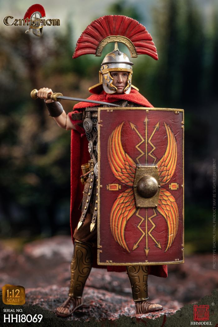 Imperial Legion-Centurion / Roman Camp Flag Bearer / Roman Team Flag Bearer 1/12