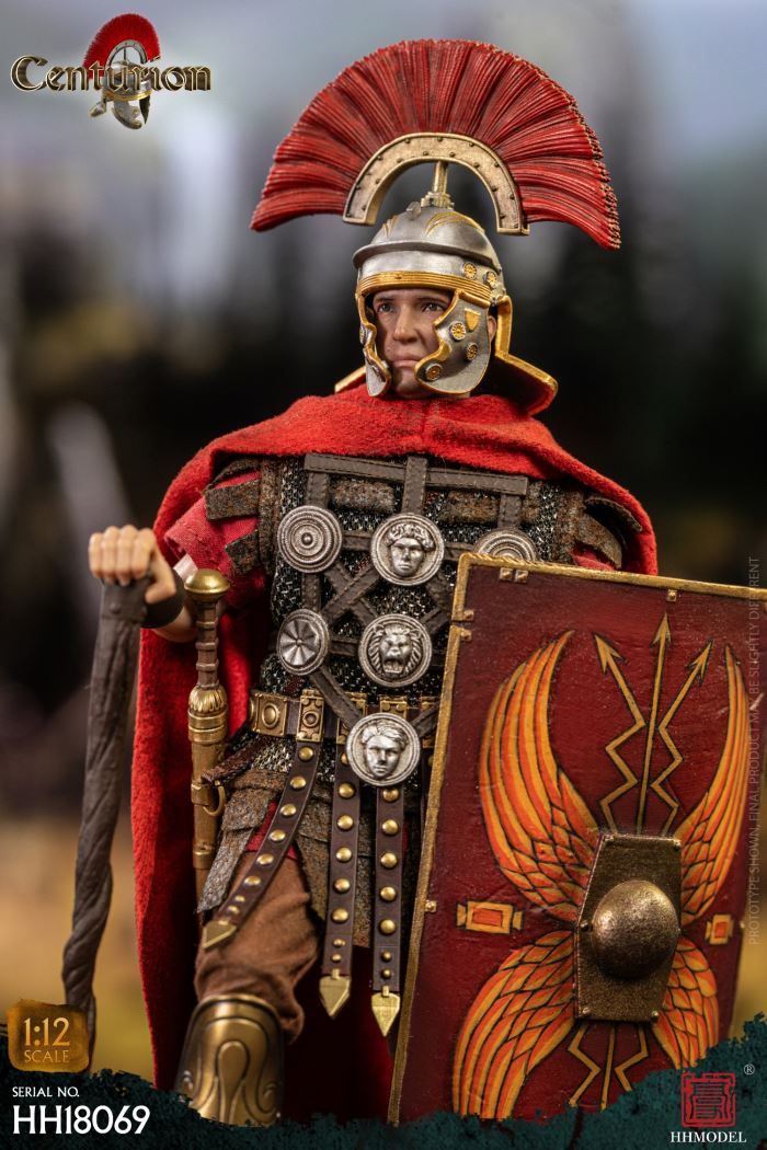 Imperial Legion-Centurion / Roman Camp Flag Bearer / Roman Team Flag Bearer 1/12