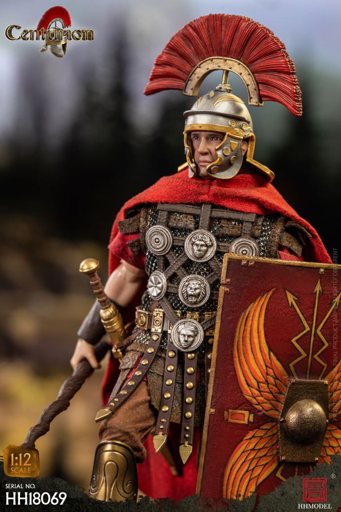 Imperial Legion-Centurion / Roman Camp Flag Bearer / Roman Team Flag Bearer 1/12