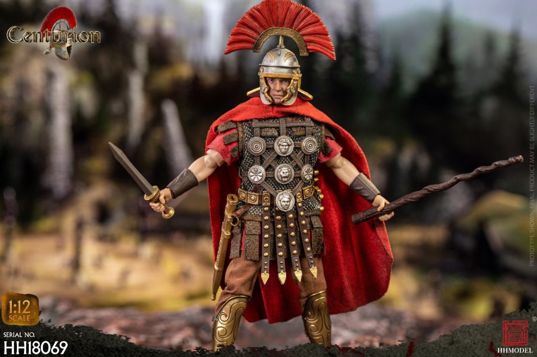 Imperial Legion-Centurion / Roman Camp Flag Bearer / Roman Team Flag Bearer 1/12
