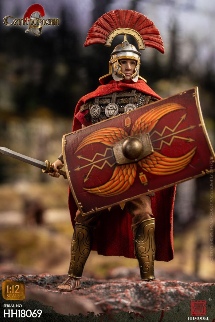 Imperial Legion-Centurion / Roman Camp Flag Bearer / Roman Team Flag Bearer 1/12