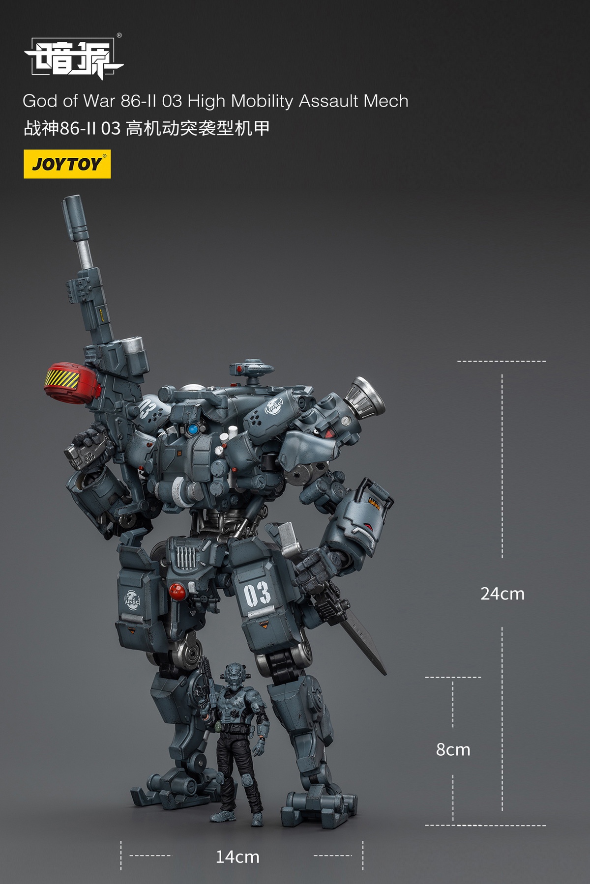 Ares 86-II 03 high-mobility assault machine/Ares 86-II 04 heavy fire defense mecha 1/25