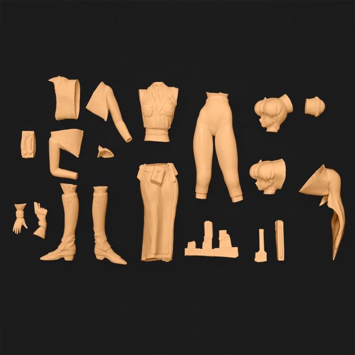 Katsumi Liqueur 1/5 Soft Vinyl Kit