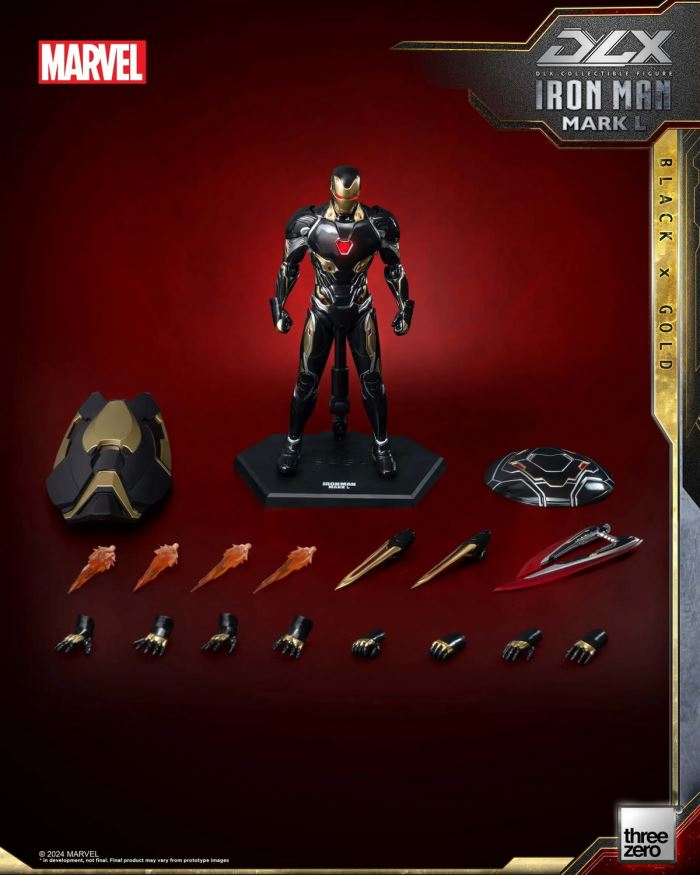 Marvel DLX Iron Man Mark 50 (Black Gold Edition)