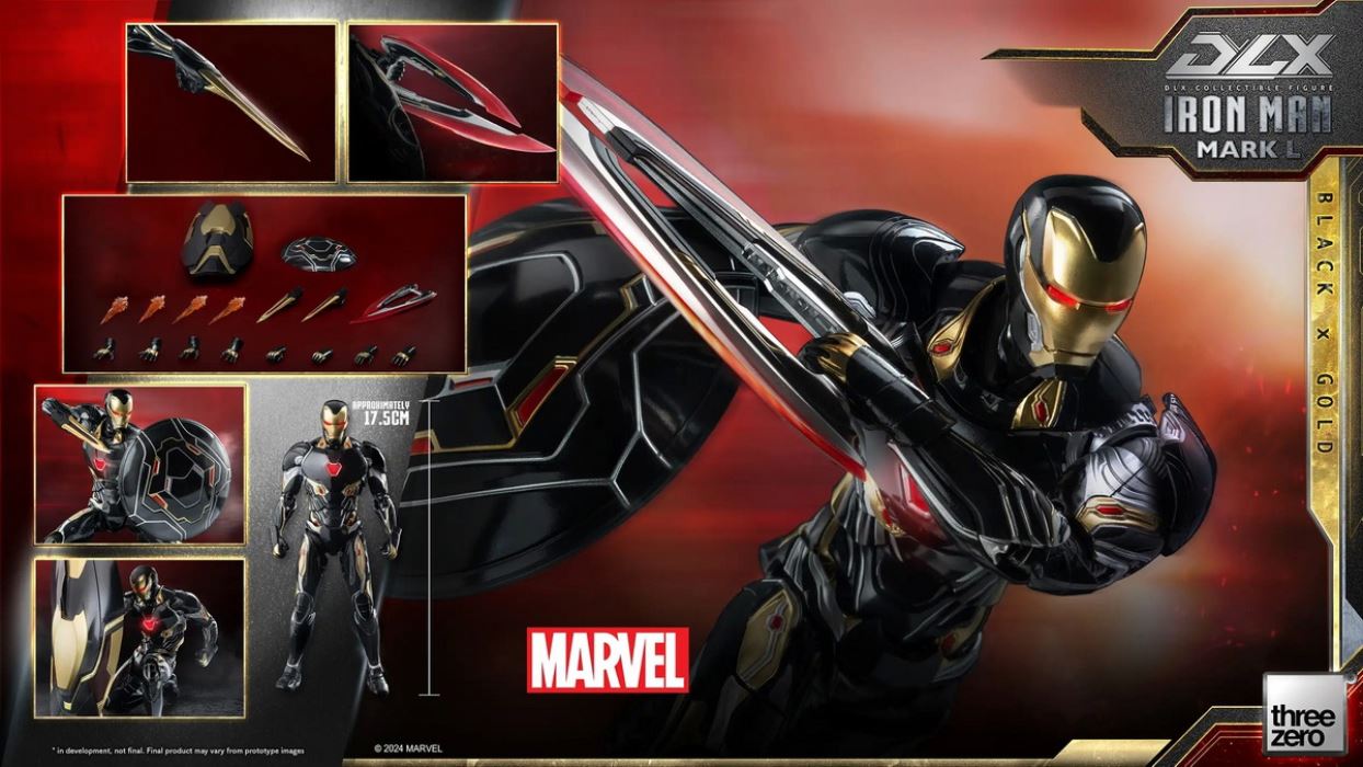 Marvel DLX Iron Man Mark 50 (Black Gold Edition)