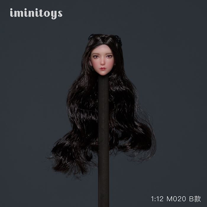 girl beauty head sculpture 1/12