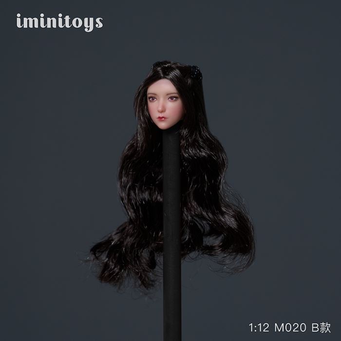 girl beauty head sculpture 1/12