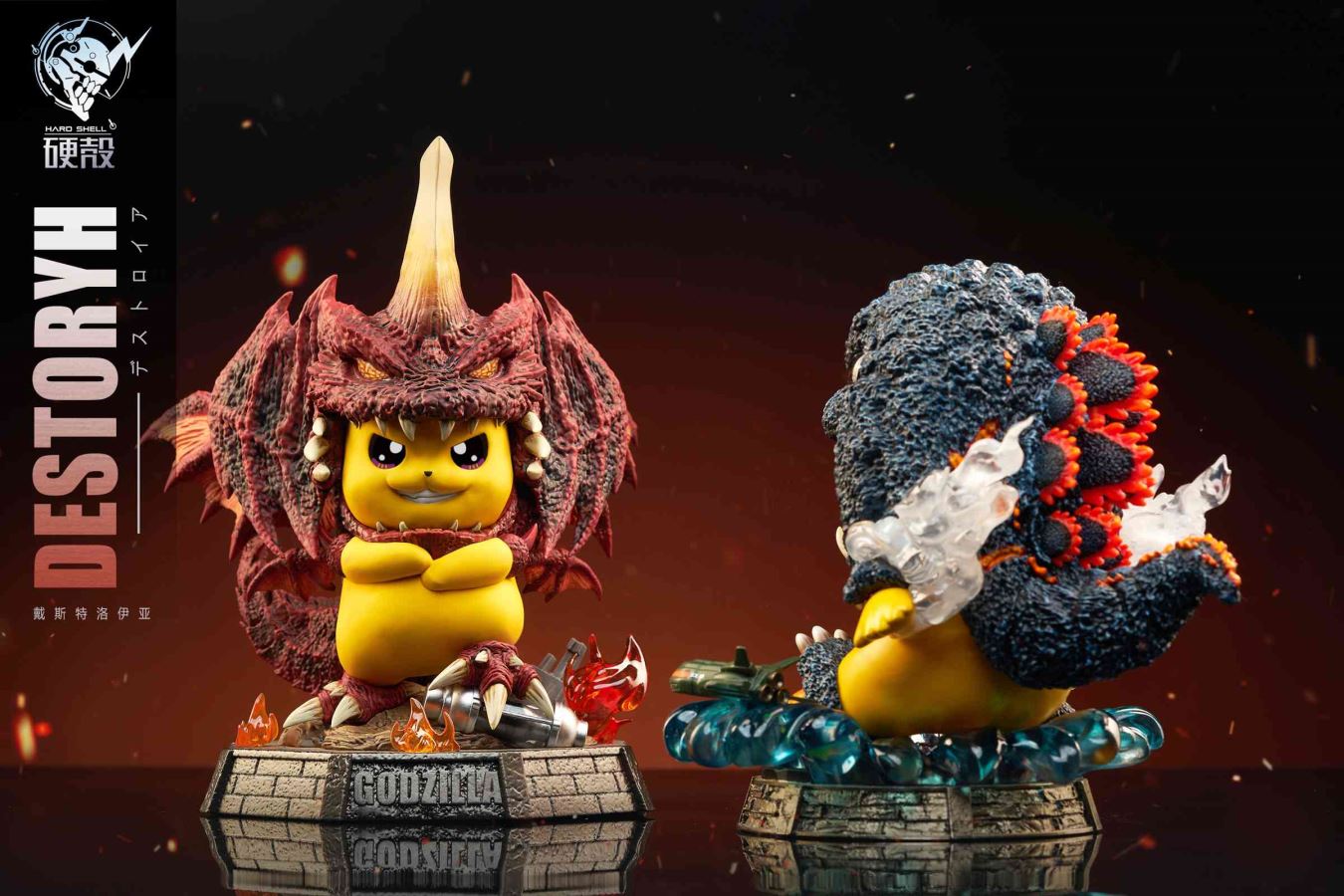 Destoroyah Cosplay Pikachu - Pokemon Godzilla