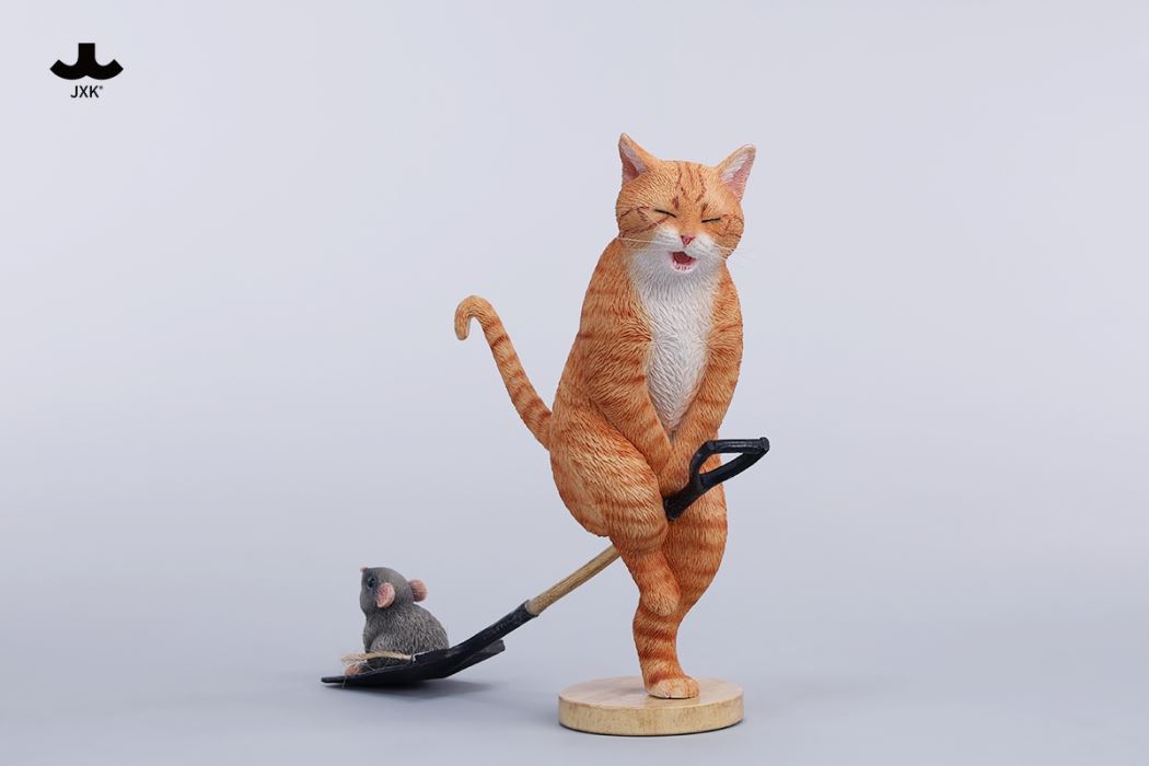 Folded Eared Cat Figurine V2 1/6