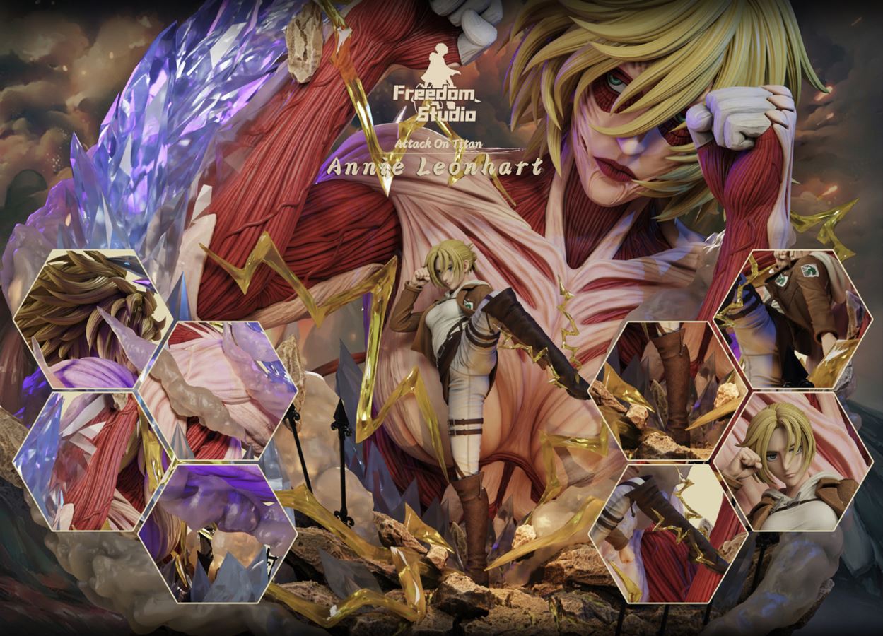 Annie & Female Titan - Attack On Titan