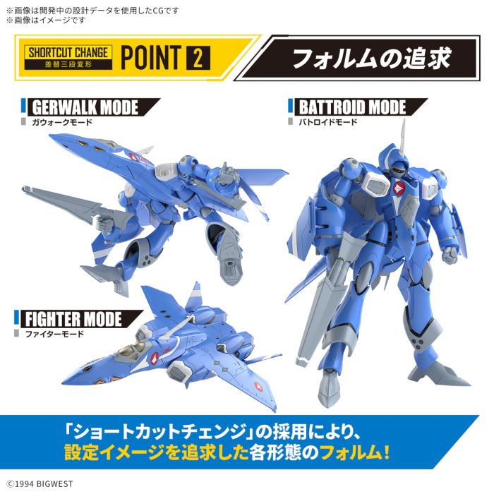 HG 1/100 VF-22S Swift II type (Maximilian Genus machine)