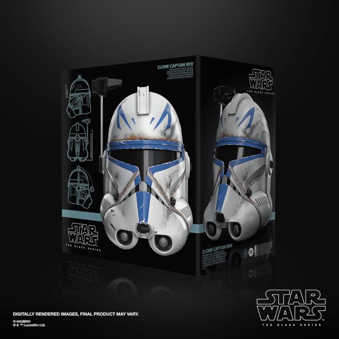 Star Wars Black Series Clone Captain Rex Premium Electronic Helmet
