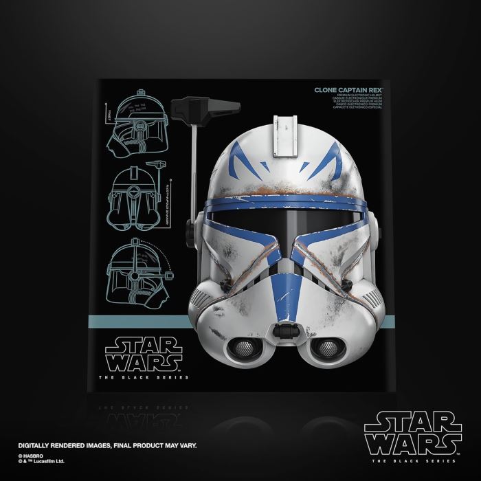 Star Wars Black Series Clone Captain Rex Premium Electronic Helmet