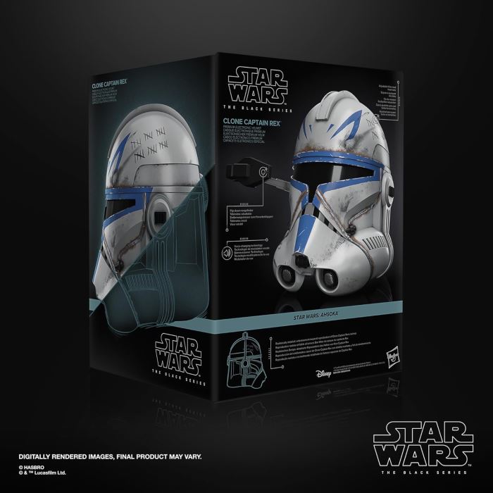 Star Wars Black Series Clone Captain Rex Premium Electronic Helmet