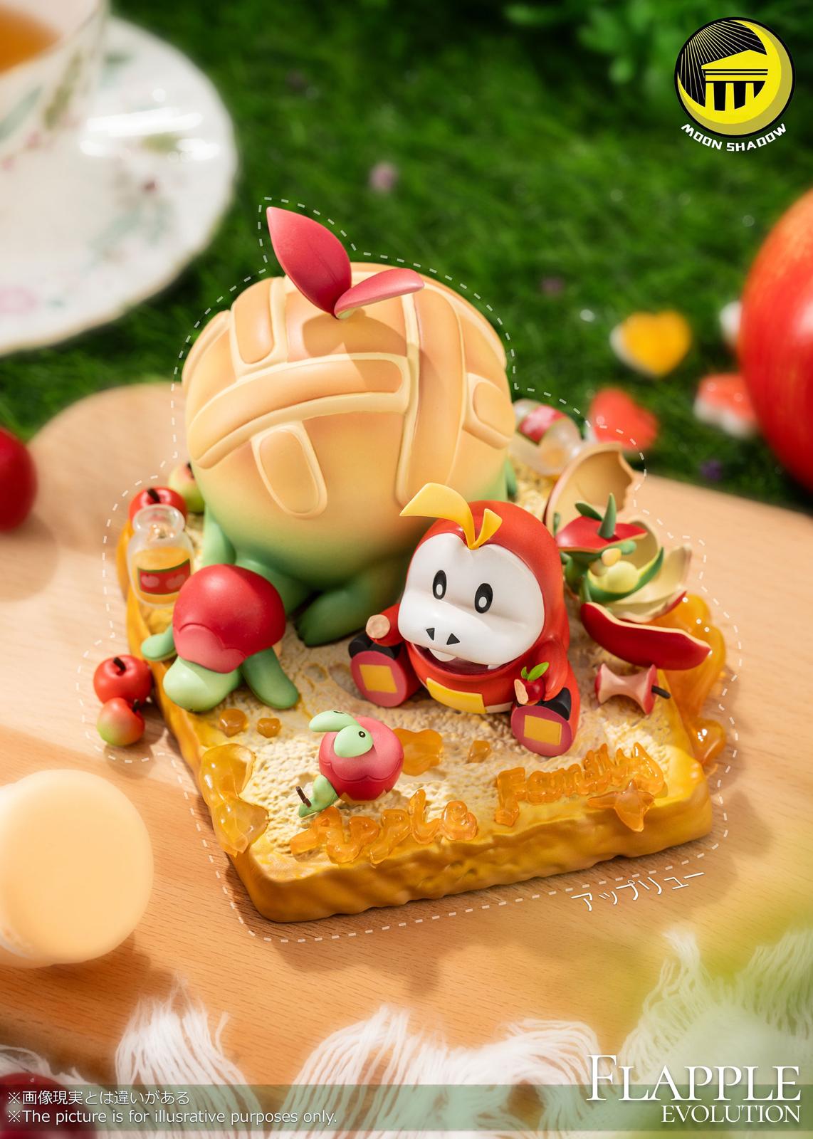 Apple Family Picnic Time Fuecoco & Applin & Flapple & Appletun – Pokemon