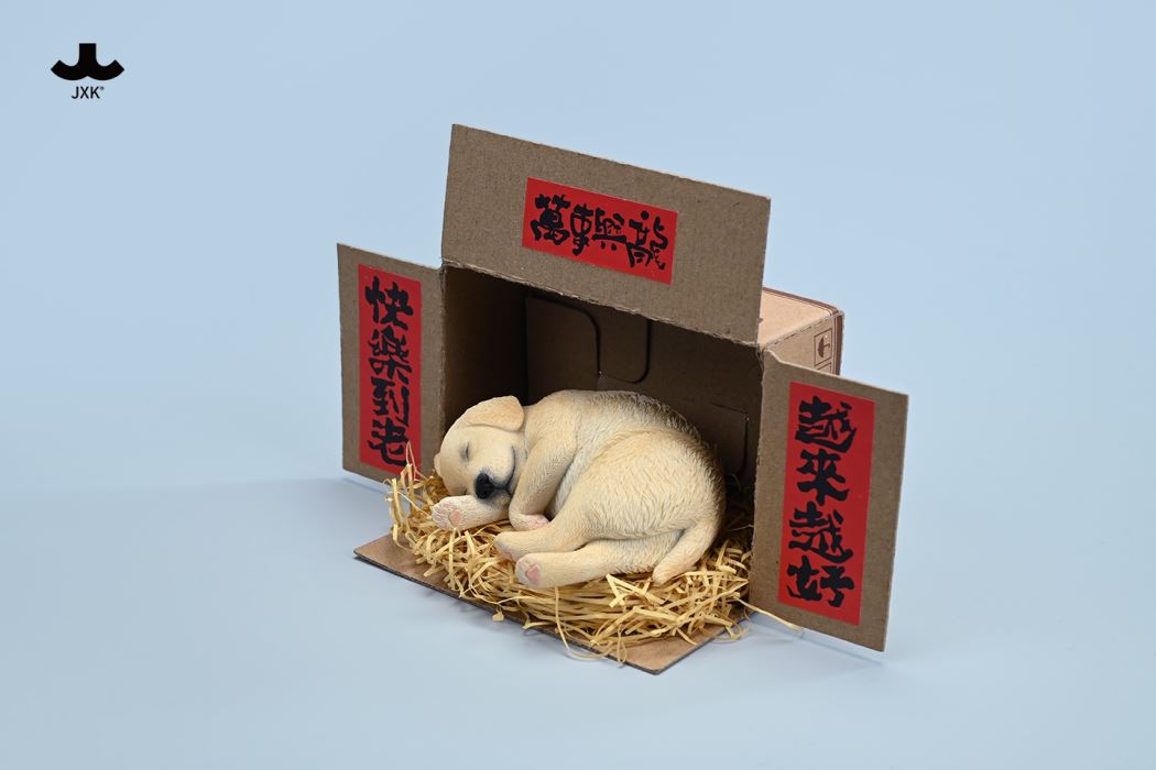 Sleeping Labrador 1/4