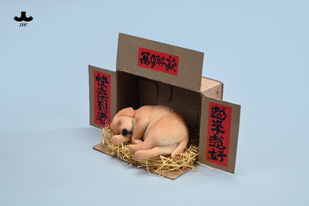 Sleeping Labrador 1/4