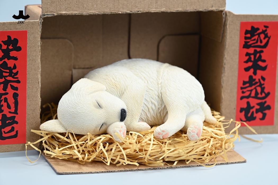 Sleeping Labrador 1/4