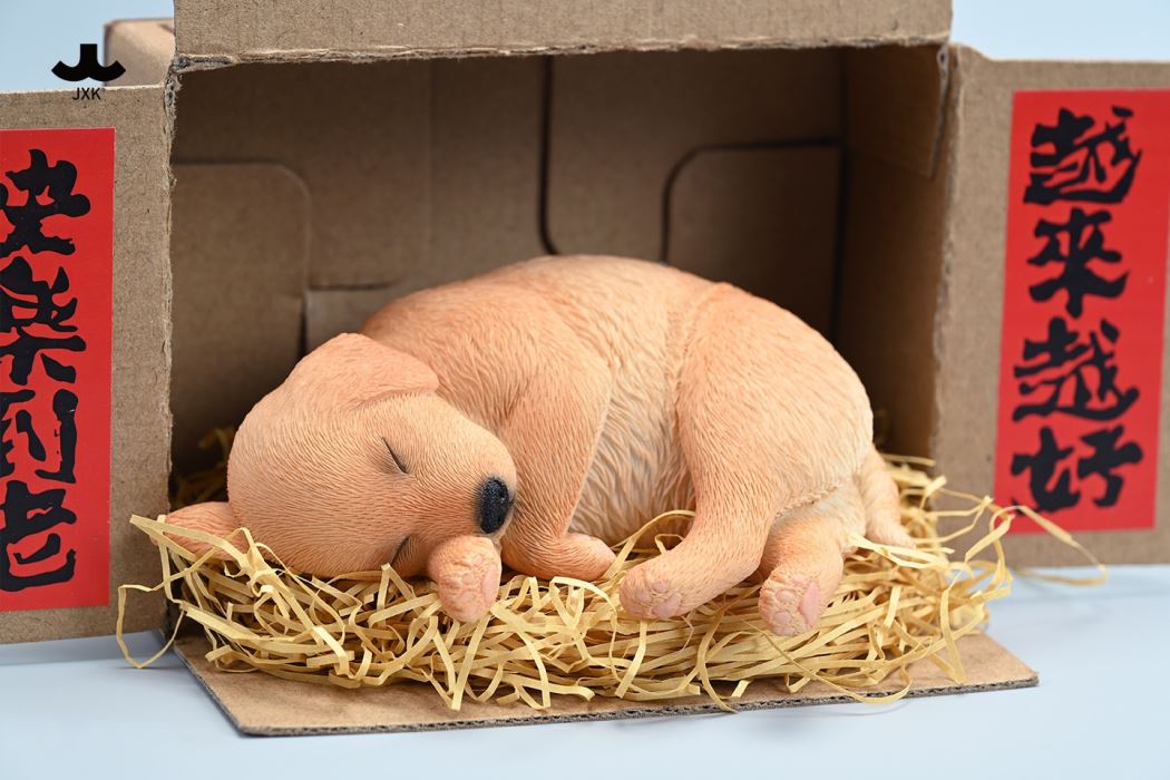 Sleeping Labrador 1/4