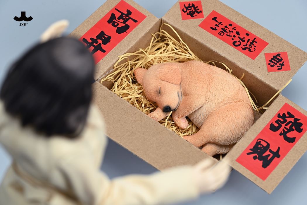 Sleeping Labrador 1/4