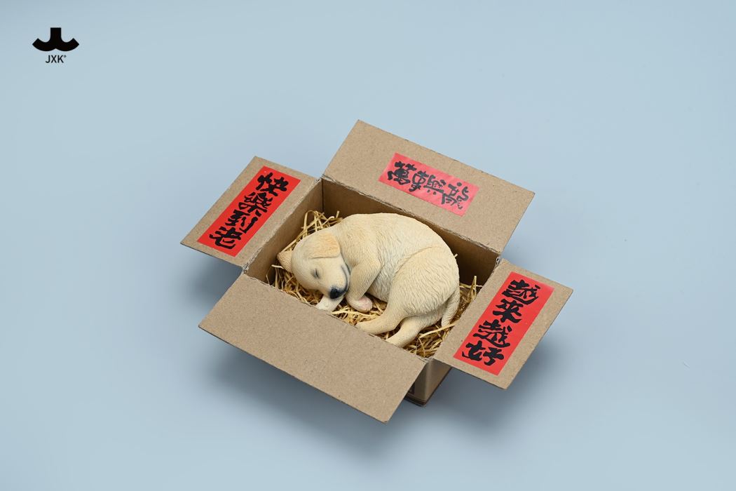 Sleeping Labrador 1/4