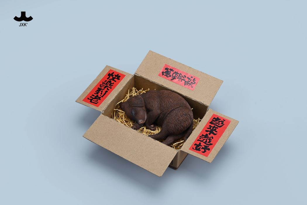 Sleeping Labrador 1/4