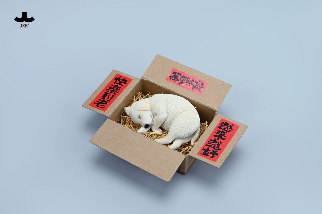 Sleeping Labrador 1/4