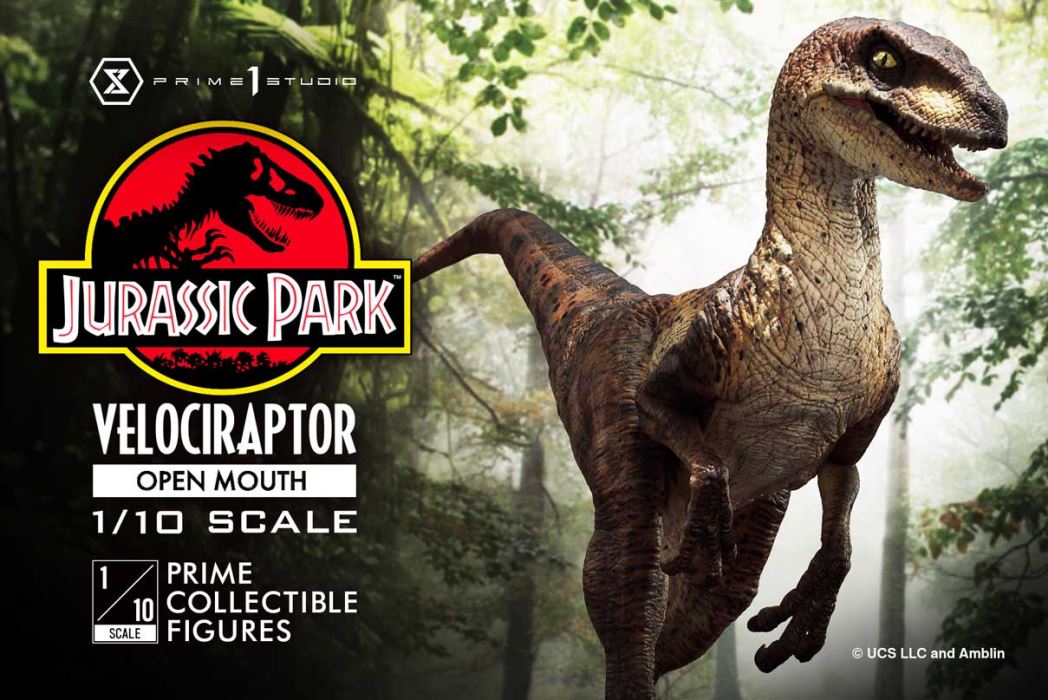 Jurassic Park (Film) Velociraptor Open Mouth