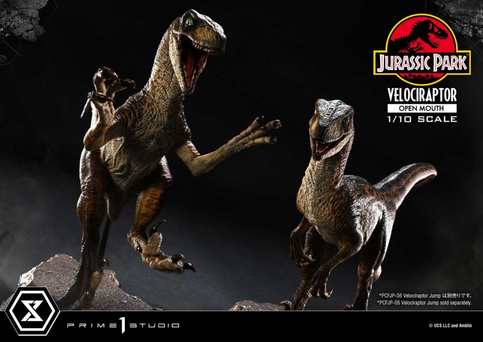 Jurassic Park (Film) Velociraptor Open Mouth