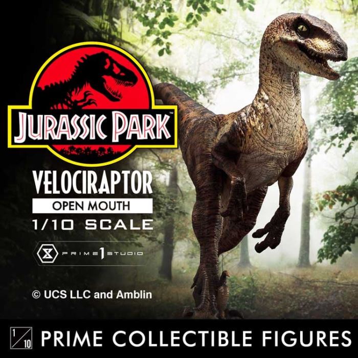 Jurassic Park (Film) Velociraptor Open Mouth