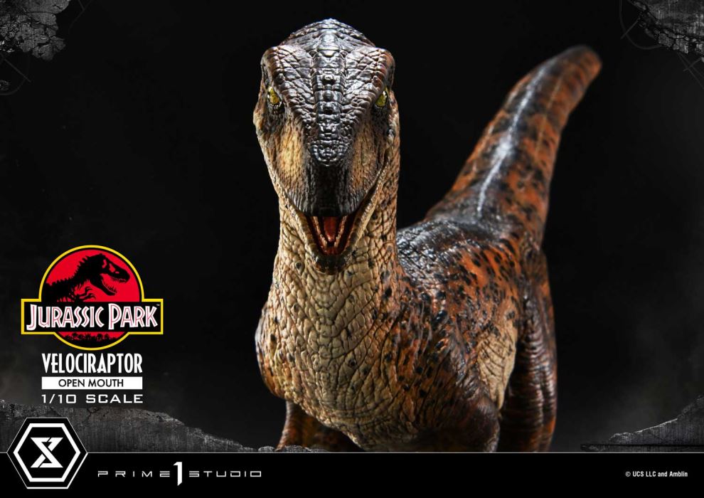Jurassic Park (Film) Velociraptor Open Mouth