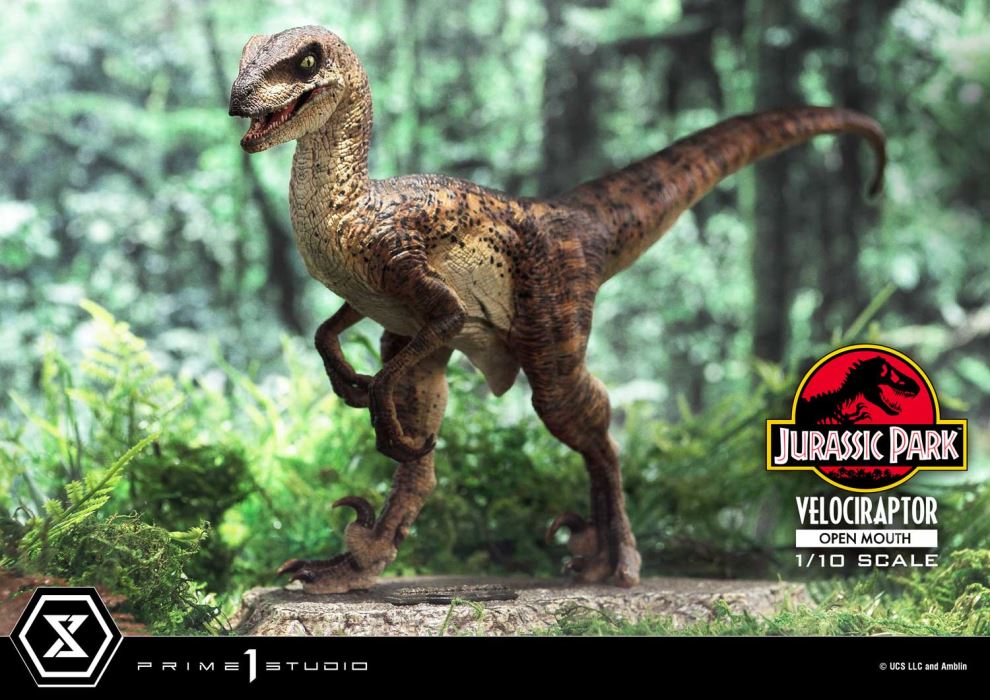 Jurassic Park (Film) Velociraptor Open Mouth