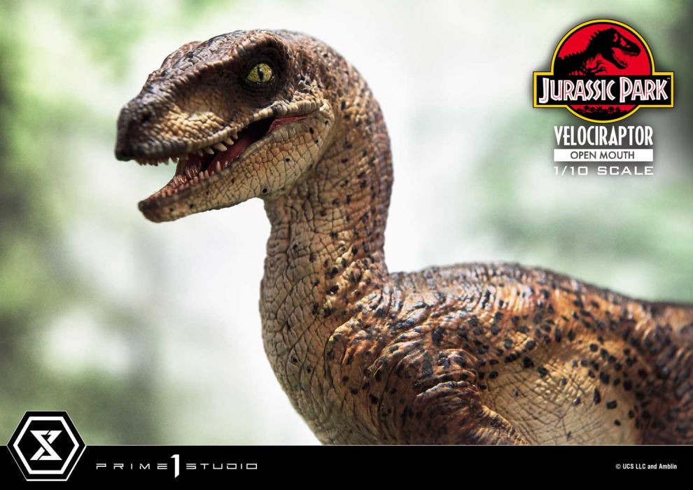 Jurassic Park (Film) Velociraptor Open Mouth